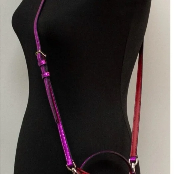 Kate Spade Wrapping Party Ribbons Gift Box Leather Crossbody Handbag Purse NWT - Picture 8 of 8